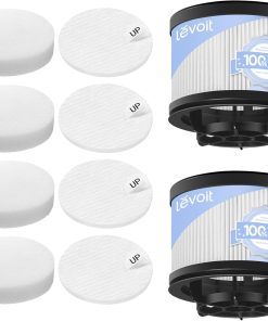 Levoit Vacuum Replacement Filter Set (4+2 Pack) for LVAC-300, LVAC-200 MAX & VortexIQ Series